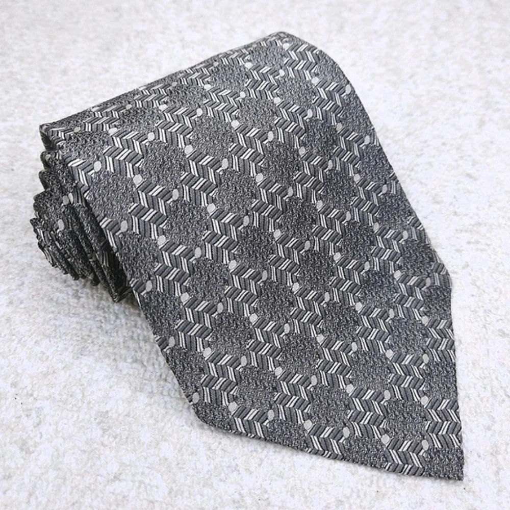Hickey Freeman Silk Tie Hand Folded 58